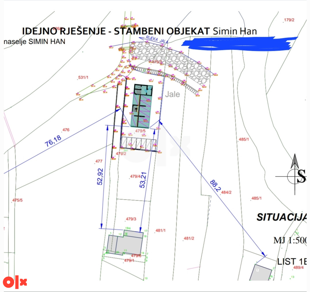 SIMIN HAN TUZLA 746m GRAĐEVINSKI PLAC ZEMLJIŠTE 6