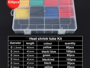 Set termo skupljajuci buzir 530 KOM Arduino Box