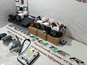 VIDEO NADZOR SET 4 KAMERE / 500GB HDD/ WI-FI DALJINSKO PRAĆANJE