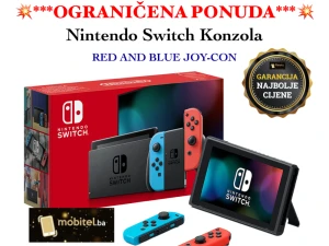 Nintendo Switch Igraća Konzola RED AND BLUE JOY-CON AKCIJA