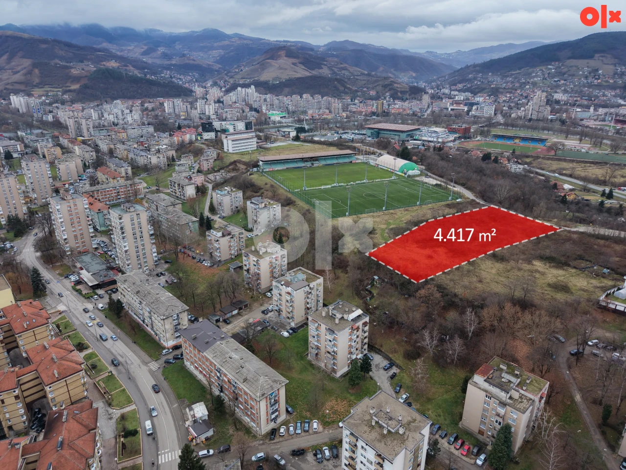 Građevinsko zemljište u Zenici - TOP LOKACIJA 2