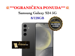 Samsung Galaxy S24 8GB 128GB Onyx Black Dual Sim NOVO