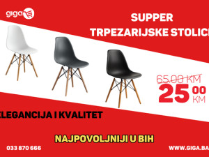 GIGA.BA SUPPER TRPEZARIJSKA STOLICA YT-1561 VIŠE BOJA
