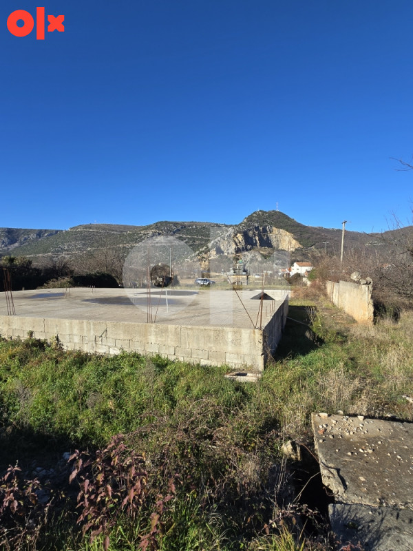Zemljište sa zapocetim objetom Mostar-Zitomislic uz M17 21