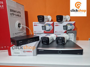 HIKVISION IP 4 MPX KAMERA MIKROFON NOC U BOJI UGRADNJA