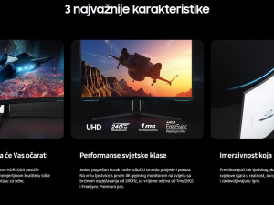 Samsung Odyssey Neo G8 32" Mini LED Curved 4K 240Hz S32BG85