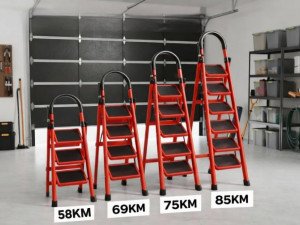 Ljestve Merdevine Sa Gazistima 3,4,5,6 Gazista 150g sklopive