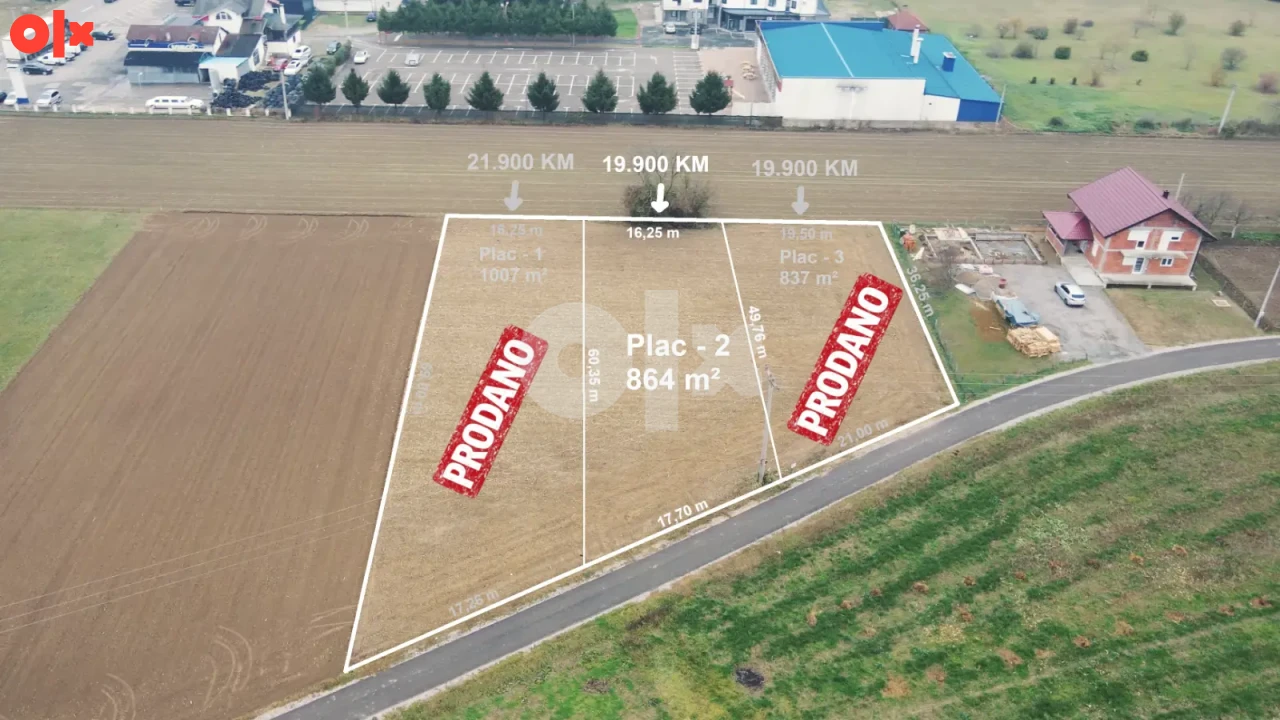 Zemljište - plac Gradiška placevi - Brestovčina parcela