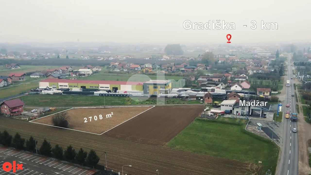 Zemljište - plac Gradiška placevi - Brestovčina parcela 2