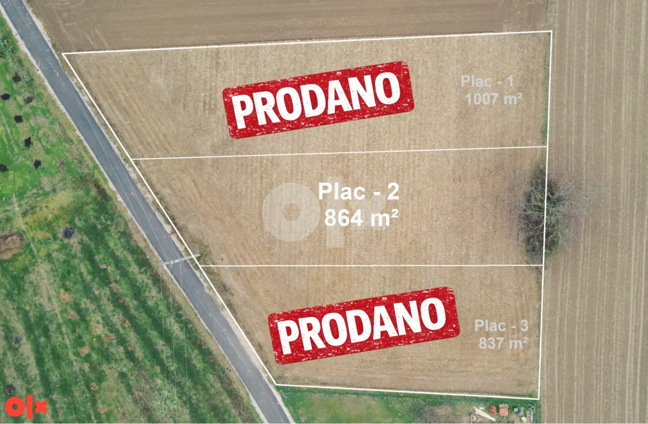 Zemljište - plac Gradiška placevi - Brestovčina parcela 3