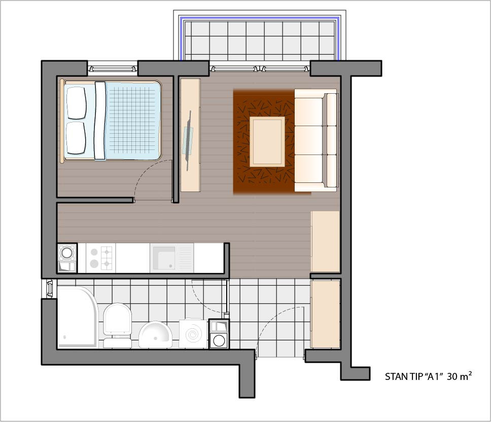 U IZGRADNJI / 30m2 / BRANILACA STUPA 36 2