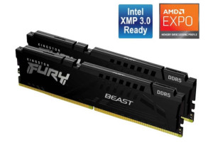 RAM Kingston 32GB 5600MHz DDR5 Fury Beast (2x16)