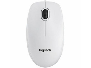 Miš LOG B100 optical USB OEM, bijeli 910-003360