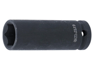 Duboki, udarni nasadni ključ, 19 mm, prihvat 1/2" (BGS 7219)