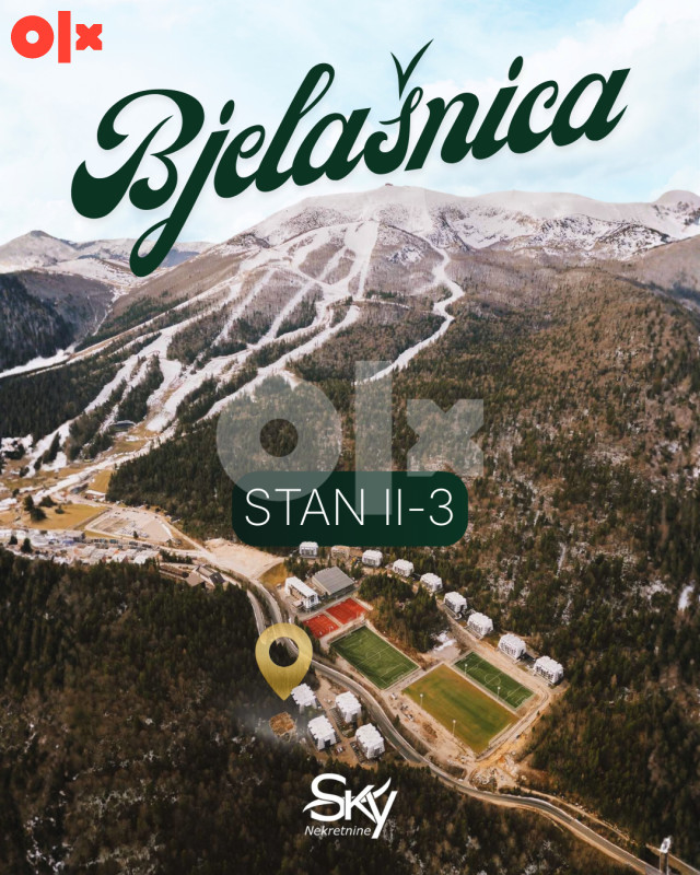 Dvosoban apartman, Bjelašnica I Sky nekretnine