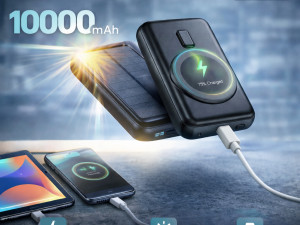 Solarni power bank magsafe bezicno punjenje solarno powebank