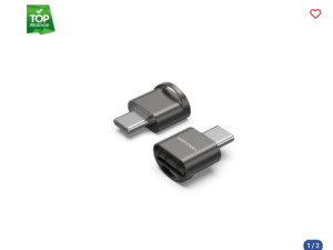 USB-C čitač memorijskih MicroSD kartica VENTION 044718
