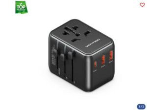 Praktični univerzalni travel adapter 20W VENTION 044717