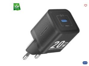 Punjač USB-C 20W GAN5 VENTION crni 044719