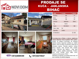 PRODAJE SE - Kuća - Jablanska - BIHAĆ