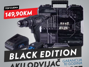 Scheppach aku bušilica odvijač sa 74 komada pribora