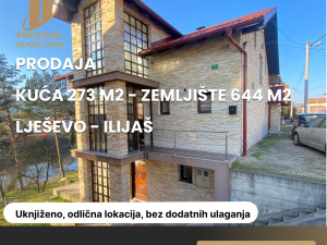 Kuća 273 m2 sa zemljištem 644 m2 - Lješevo . Ilijaš