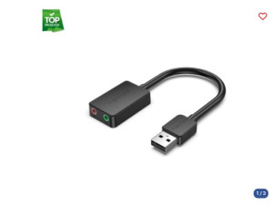 Externa USB zvučna kartica 2 x 3.5MM VENTION 0.15m 044707