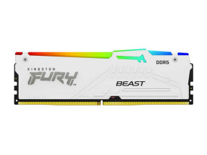 RAM MEMORIJA KINGSTON FURY BEAST WHITE 16GB 6000MHZ DDR5 C30 RGB