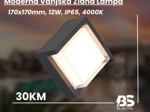LED ZIDNA VANJSKA LAMPA 12W
