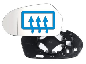 Staklo ogledalo retrovizora Audi A6 Lijevo el 08-