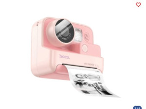 Dječiji fotoaparat sa instant printerom HOCO DV211 rozi 0044593