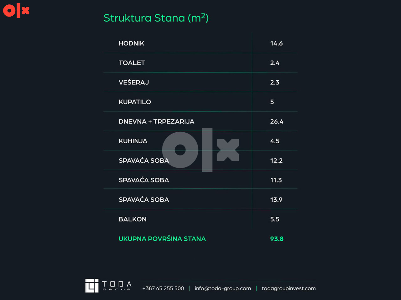 Četverosoban Stan 93.8m2 | HORIZONT, Majevička, Bijeljina 4