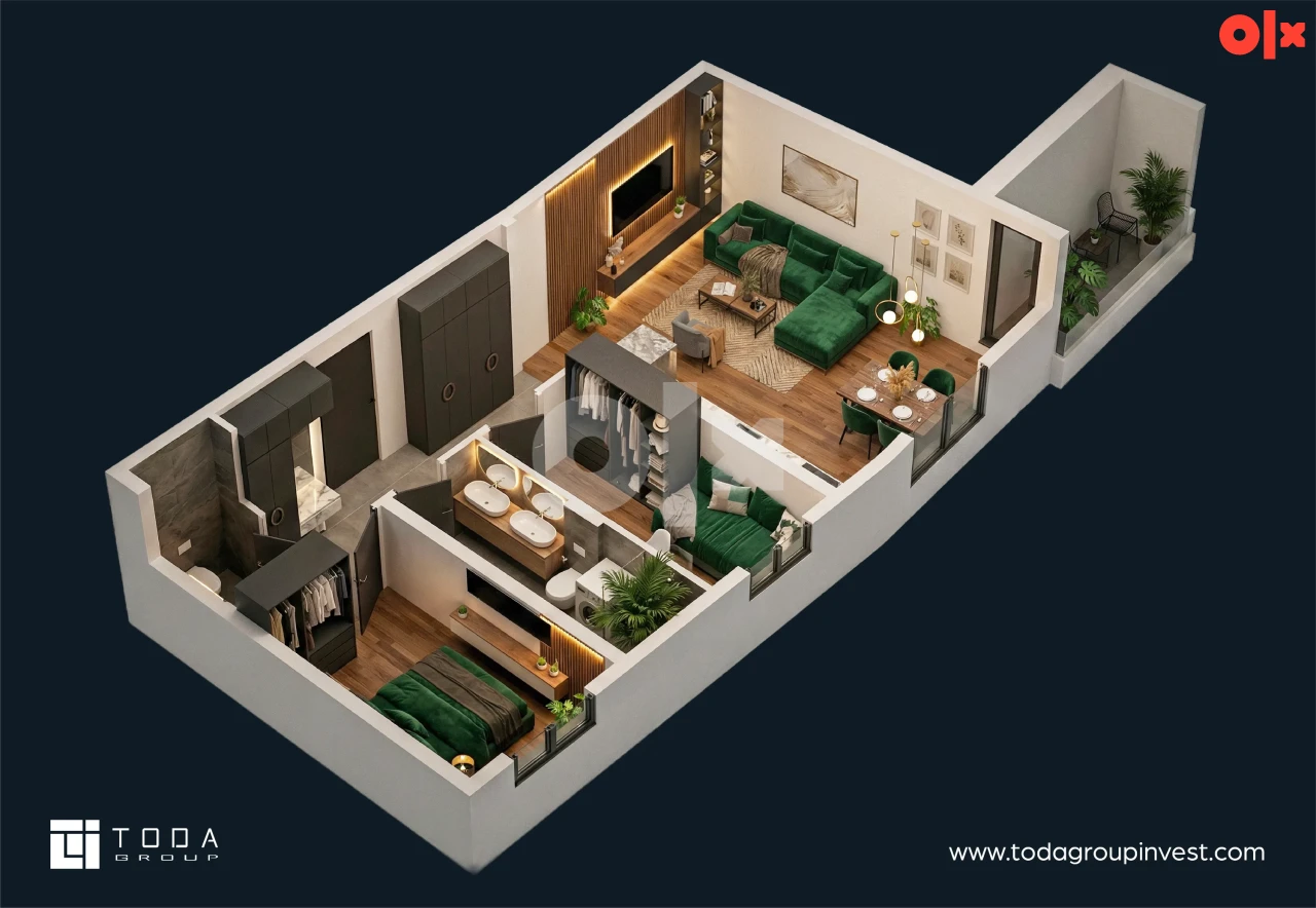 Trosoban Stan 62.3m2 | HORIZONT, Majevička, Bijeljina 2