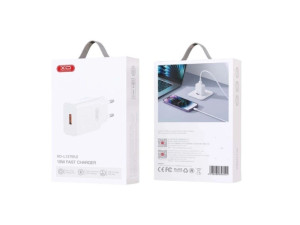Kucni punjac XO L127 ulaz USB-A QC 18W white + iphone cable