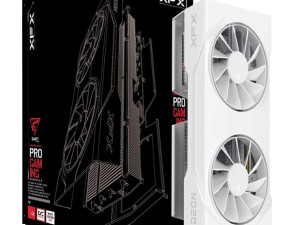 XFX Swift AMD Radeon RX 9060 XT OC White 8GB GDDR6 128-bit HDM...