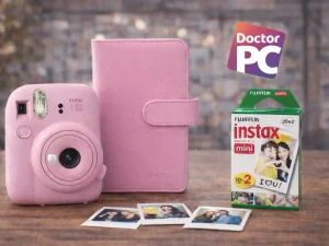 Fujifilm Instax Mini 12 Pink Set - Aparat + Film + Album