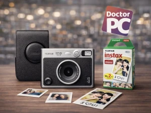 Fujifilm Instax Mini Evo Hybrid Set - Aparat + Futrola + Film