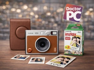 Fujifilm Instax Mini Evo Hybrid Set - Aparat + Futrola + Film
