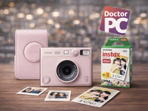 Fujifilm Instax Mini Evo Hybrid Set - Aparat + Futrola + Film