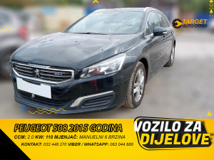 PEUGEOT 508 2015 MJENJAC MOTOR AH01 AHX DIJELOVI