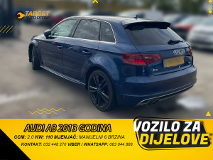 AUDI A3 2.0 2013 MJENJAC MOTOR CRBC DIJELOVI