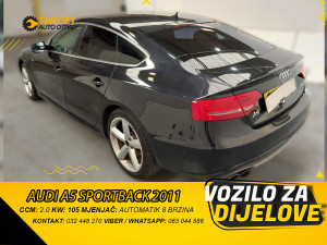 AUDI A5 SPORTBACK 2.0 2011 MJENJAC MOTOR CAGA DIJELOVI