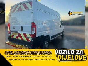 OPEL MOVANO 2.2 2022 MJENJAC MOTOR 4HB DIJELOVI