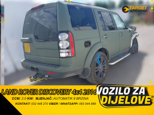 LAND ROVER DISCOVERY 4x4 3.0 2016 MJENJAC MOTOR 306DT DIJELOVI