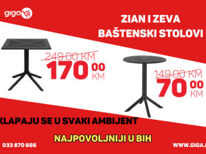 GIGA.BA VRTNI BAŠTENSKI STOLOVI