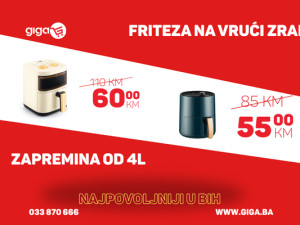 GIGA.BA FRITEZA NA VRUĆI ZRAK 4L ZAPREMINA