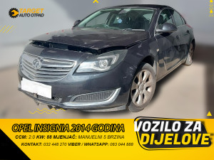 OPEL INSIGNIA 2.0 2014 MJENJAC MOTOR a20DTE DIJELOVI