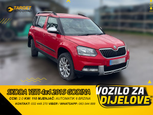 SKODA YETI 2.0 4x4 2015 MJENJAC MOTOR CUUB DIJELOVI