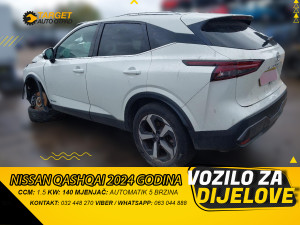NISSAN QASHQAI 1.5 2024 MJENJAC MOTOR KR15DDT DIJELOVI