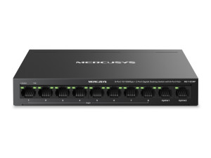 MS110CMP  8-Port 10/100 Mbps + 2-Port Gigabit Desktop Switch